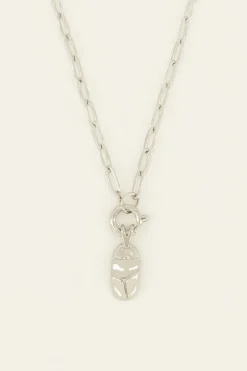 Sunchasers Schakelketting Met Slotje & Kever Bedel