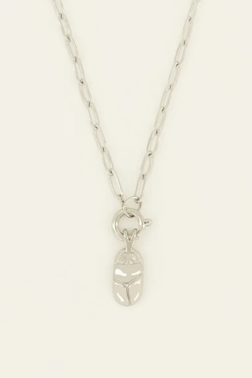 Sunchasers Schakelketting Met Slotje & Kever Bedel