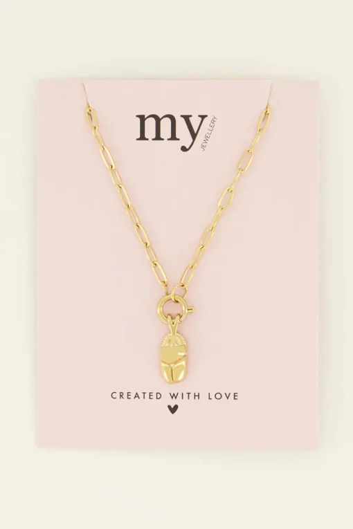 Sunchasers Schakelketting Met Slotje & Kever Bedel