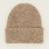 Taupe Muts Gebreid
