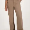 Taupe Pantalon Wijdvallend