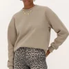 Taupe Sweater "Éternellement Femme"
