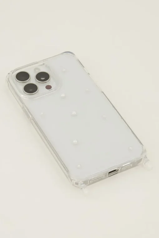 Transparant Telefoonhoesje Met Parels