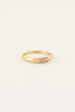 Triple Lavender Ring