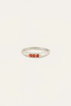 Triple Pomegranate Ring