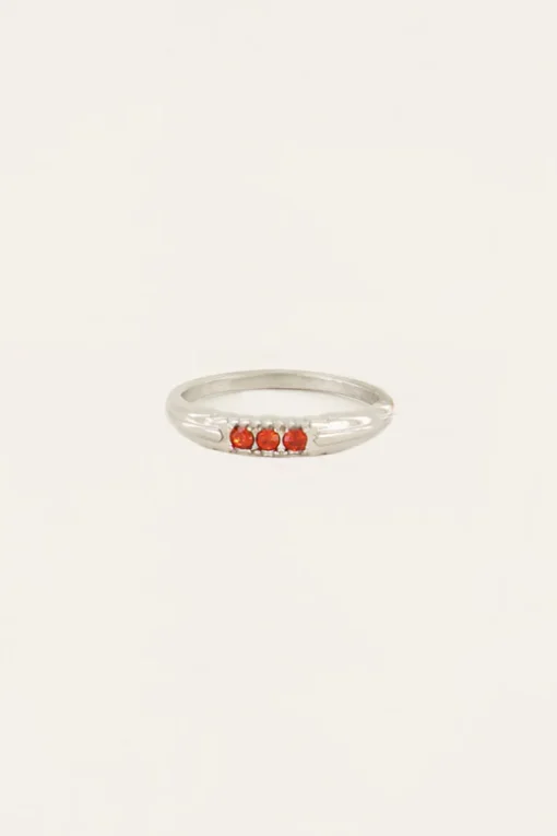 Triple Pomegranate Ring