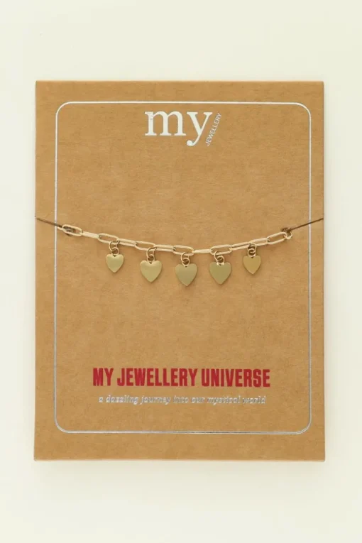 Universe Armband Met Kleine Hartjes