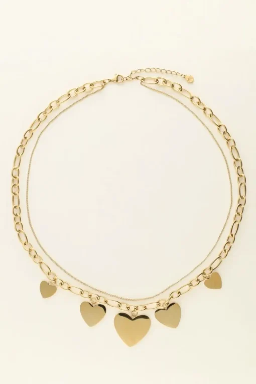 Universe Statement Ketting Met Hartjes