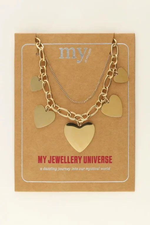 Universe Statement Ketting Met Hartjes