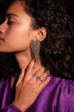 Universe Statement Oorbellen Met Strass