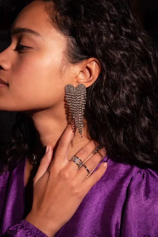 Universe Statement Oorbellen Met Strass