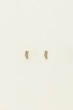 Universe Studs Met Zilveren Rondjes