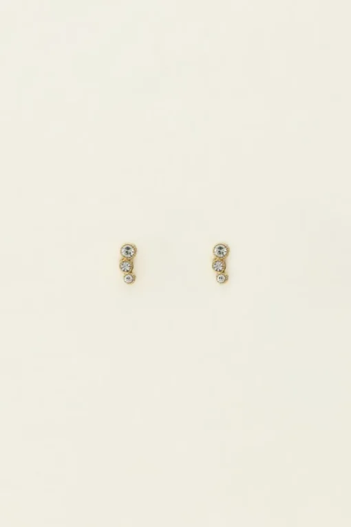 Universe Studs Met Zilveren Rondjes