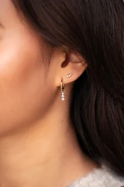 Universe Studs Met Zilveren Rondjes