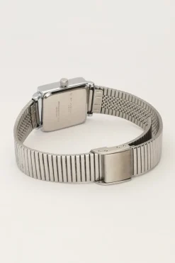Vierkant Horloge Met Horizontale Schakels