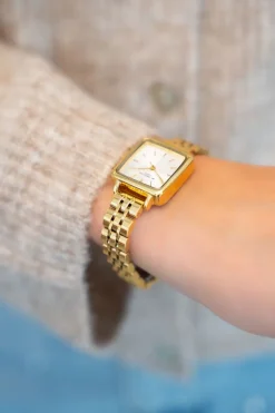 Vierkant Horloge Met Schakelband