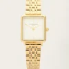 Vierkant Horloge Met Witte Wijzerplaat