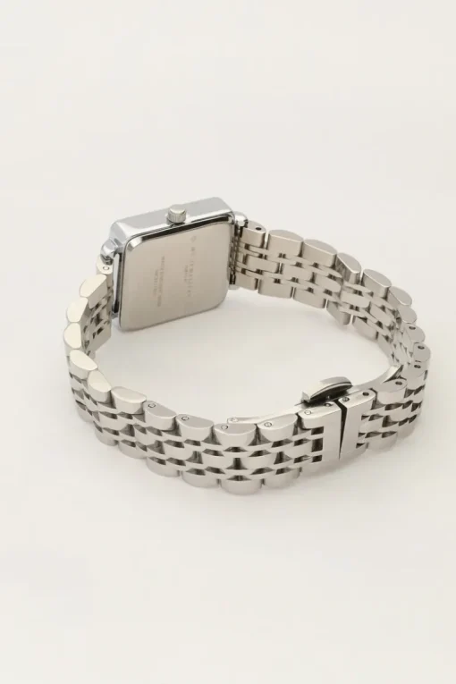 Vierkant Horloge Met Witte Wijzerplaat