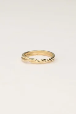 Vintage Gevlochten Ring
