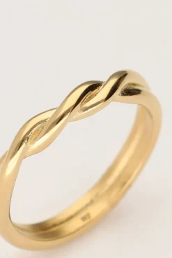 Vintage Gevlochten Ring