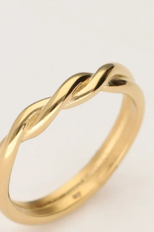 Vintage Gevlochten Ring