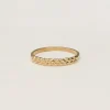 Vintage Gevlochten Ring Minimalistisch