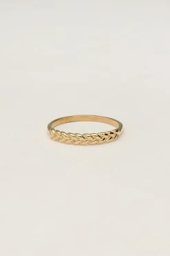 Vintage Gevlochten Ring Minimalistisch