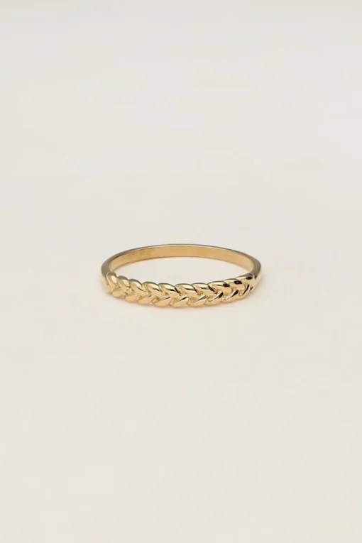 Vintage Gevlochten Ring Minimalistisch