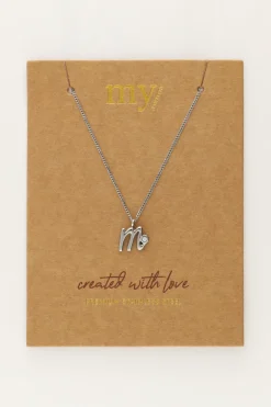 Vintage Ketting Met Initial