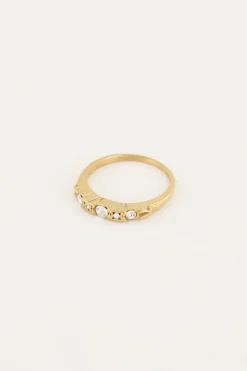 Vintage Klassieke Ring Kristal