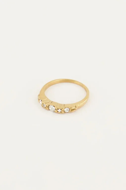 Vintage Klassieke Ring Kristal