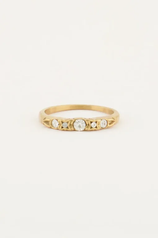 Vintage Klassieke Ring Kristal