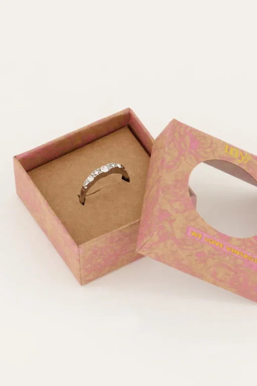 Vintage Klassieke Ring Kristal