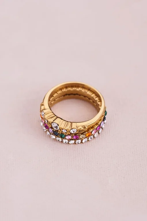 Vintage Klassieke Ring Kristal