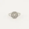 Vintage Look Zegelring Met Munt