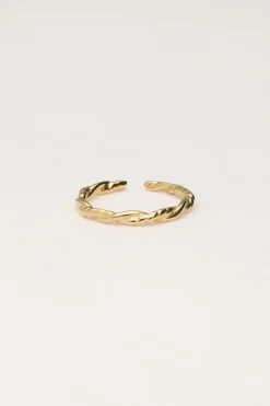 Vintage Ring Met Grote Twist