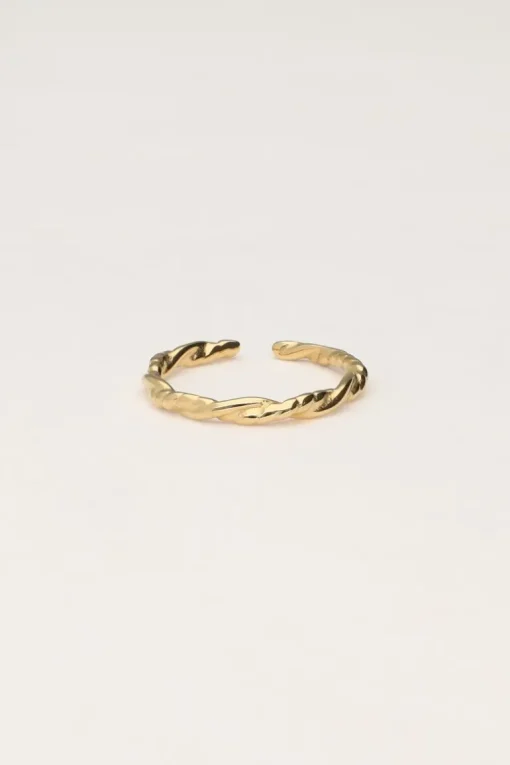 Vintage Ring Met Grote Twist