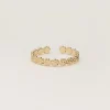 Vintage Ring Met Kleine Bloemetjes