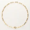 Vintage Schakelketting Met Slotje