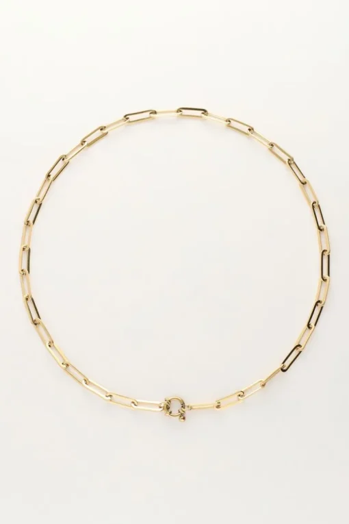 Vintage Schakelketting Met Slotje