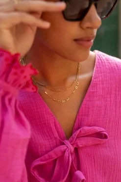 Vintage Schakelketting Met Slotje