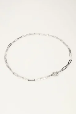 Vintage Schakelketting Met Slotje