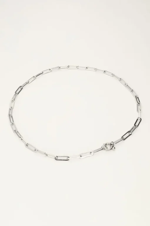 Vintage Schakelketting Met Slotje