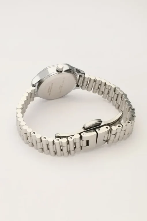 Vintage Zeshoekig Horloge Met Schakelband