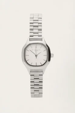 Vintage Zeshoekig Horloge Met Schakelband