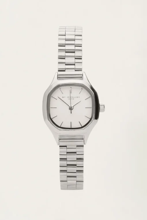 Vintage Zeshoekig Horloge Met Schakelband