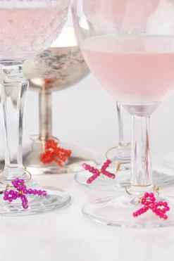 Wijnglas Bedels Met Strikjes
