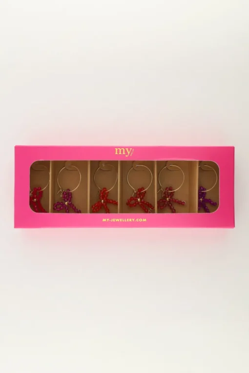 Wijnglas Bedels Met Strikjes