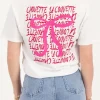 Wit T-shirt ''La Coquette''