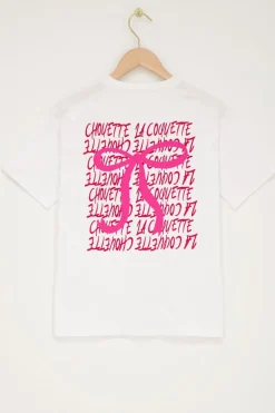 Wit T-shirt ''La Coquette''